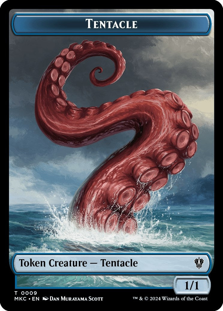 Image for Tentacle // Koma's Coil Double-Sided Token (9 // 7) (Commander: Murders at Karlov Manor) - Magic: The Gathering