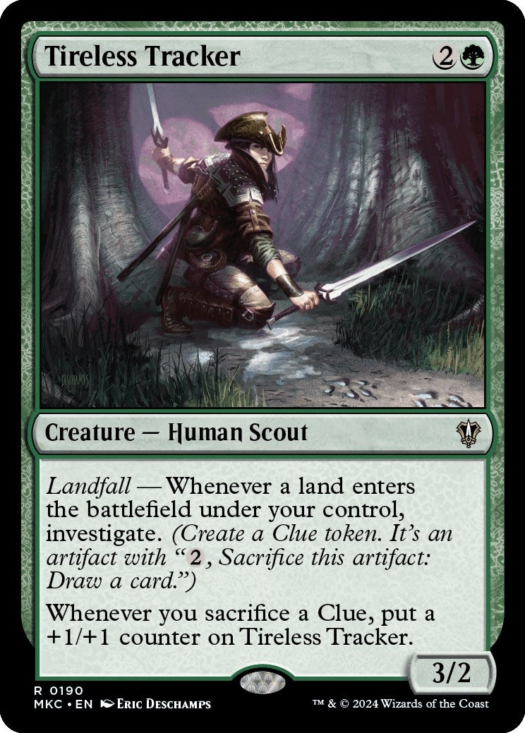 Image for Tireless Tracker (190) (Commander: Murders at Karlov Manor) - Magic: The Gathering