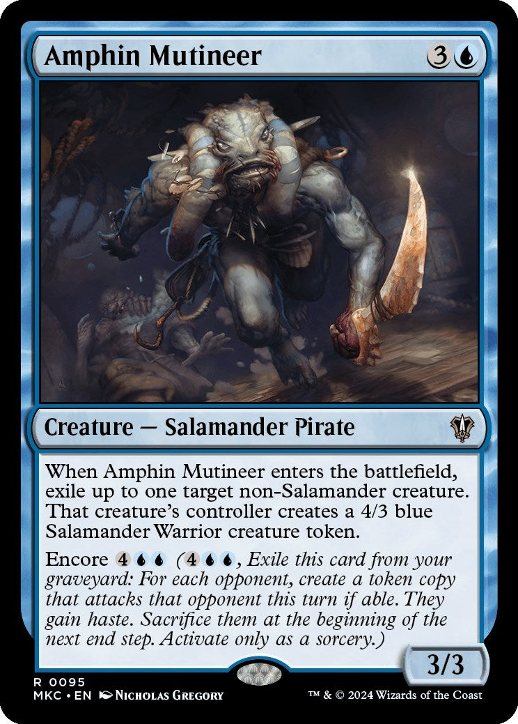 Image for Amphin Mutineer (95) (Commander: Murders at Karlov Manor) - Magic: The Gathering
