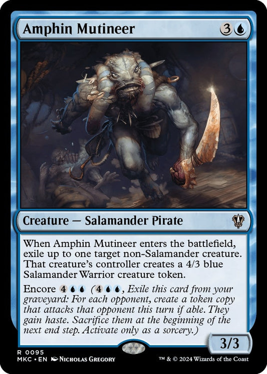 Image for Amphin Mutineer (95) (Commander: Murders at Karlov Manor) - Magic: The Gathering