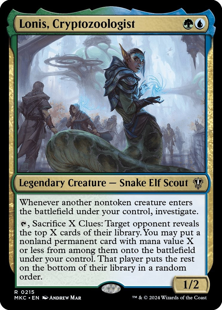 Image for Lonis, Cryptozoologist (215) (Commander: Murders at Karlov Manor) - Magic: The Gathering