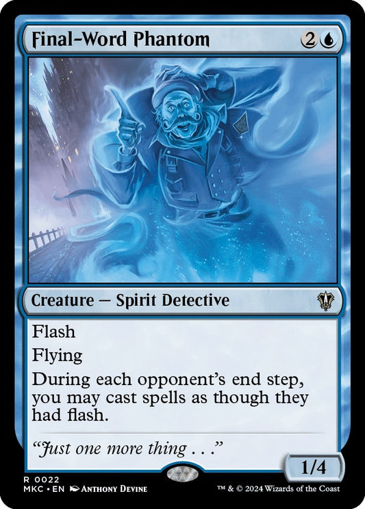 Image for Final-Word Phantom (22) (Commander: Murders at Karlov Manor) - Magic: The Gathering