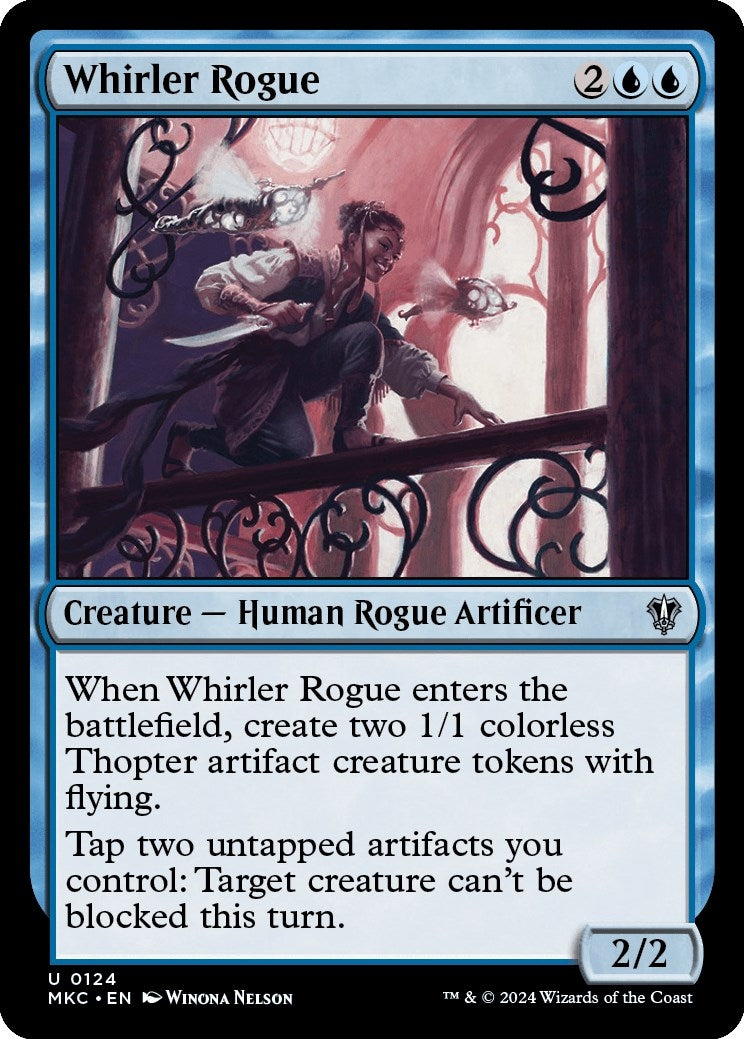 Image for Whirler Rogue (124) (Commander: Murders at Karlov Manor) - Magic: The Gathering