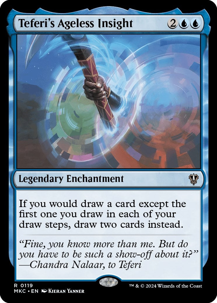 Image for Teferi's Ageless Insight (119) (Commander: Murders at Karlov Manor) - Magic: The Gathering