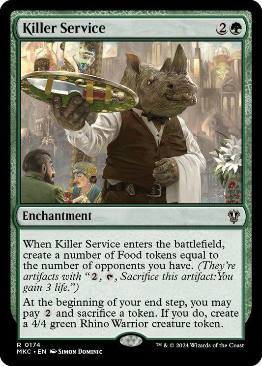 Image for Killer Service (174) (Commander: Murders at Karlov Manor) - Magic: The Gathering