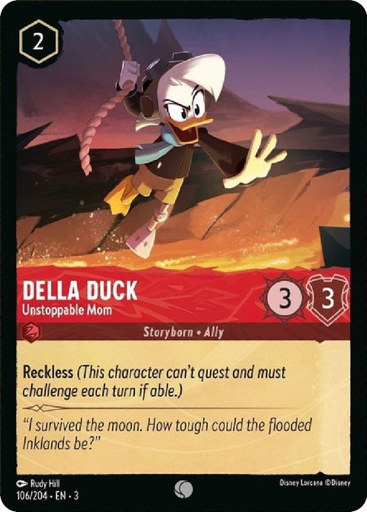 Image for Della Duck - Unstoppable Mom (106/204) (Into the Inklands) - Disney Lorcana