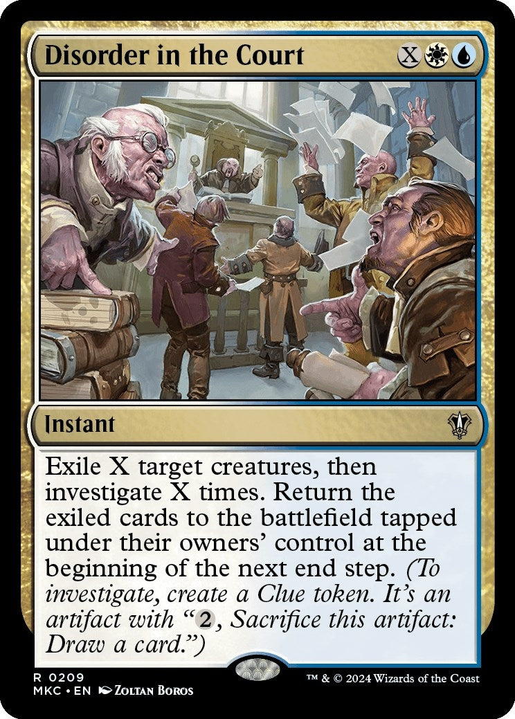Image for Disorder in the Court (209) (Commander: Murders at Karlov Manor) - Magic: The Gathering