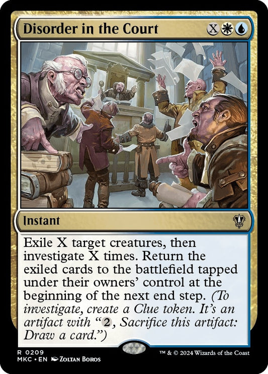 Image for Disorder in the Court (209) (Commander: Murders at Karlov Manor) - Magic: The Gathering