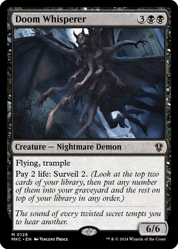 Image for Doom Whisperer (128) (Commander: Murders at Karlov Manor) - Magic: The Gathering