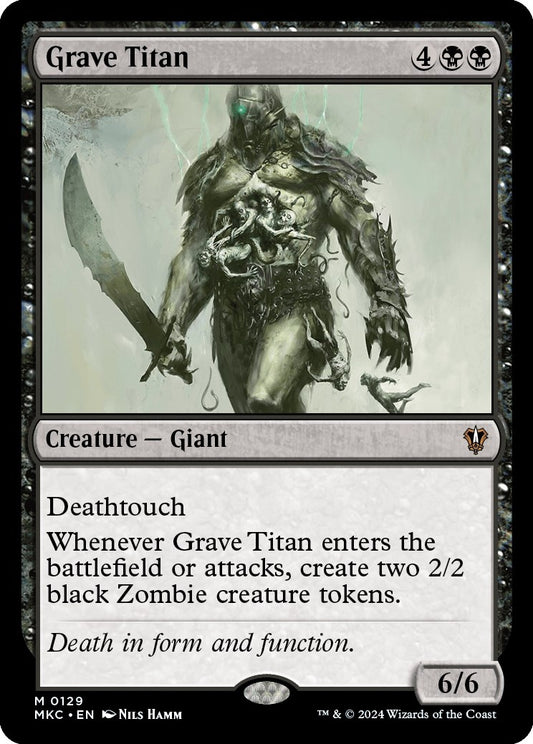 Image for Grave Titan (129) (Commander: Murders at Karlov Manor) - Magic: The Gathering