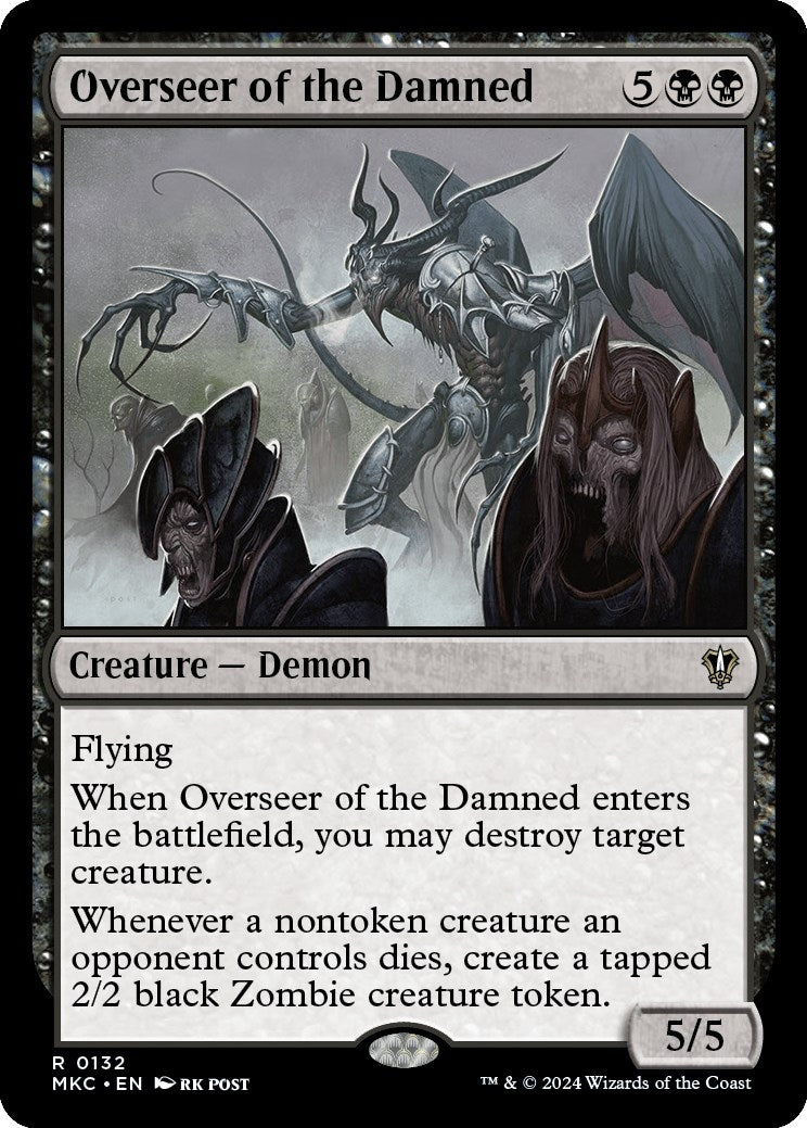 Image for Overseer of the Damned (132) (Commander: Murders at Karlov Manor) - Magic: The Gathering