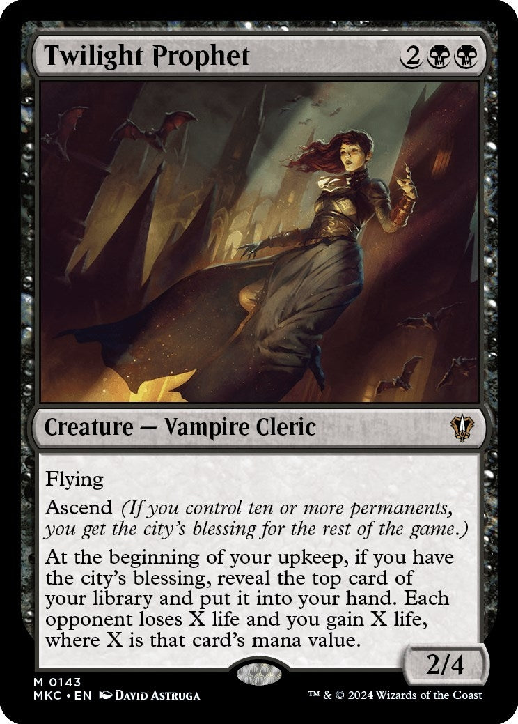 Image for Twilight Prophet (143) (Commander: Murders at Karlov Manor) - Magic: The Gathering