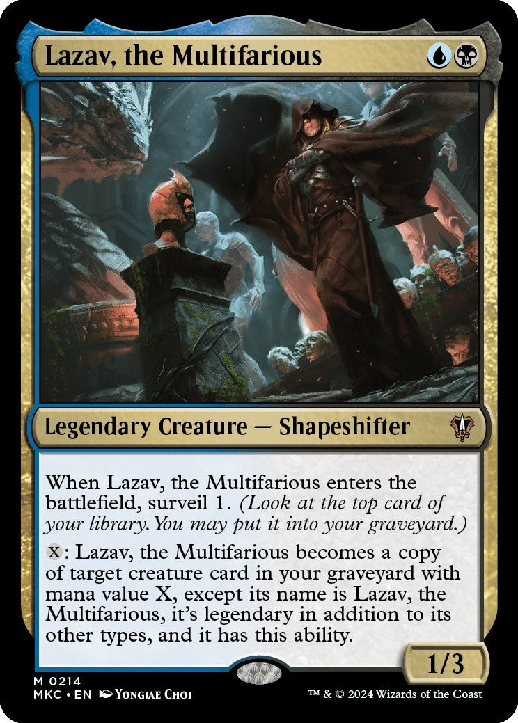 Image for Lazav, the Multifarious (214) (Commander: Murders at Karlov Manor) - Magic: The Gathering