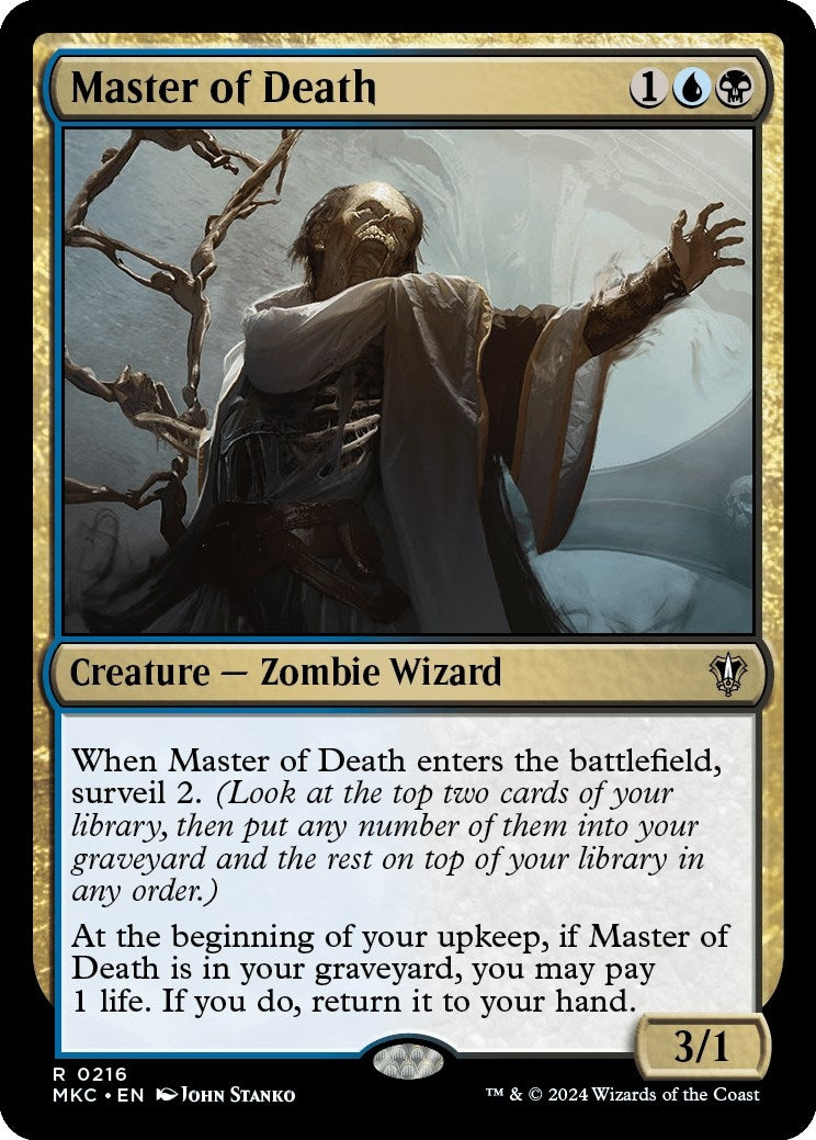 Image for Master of Death (216) (Commander: Murders at Karlov Manor) - Magic: The Gathering