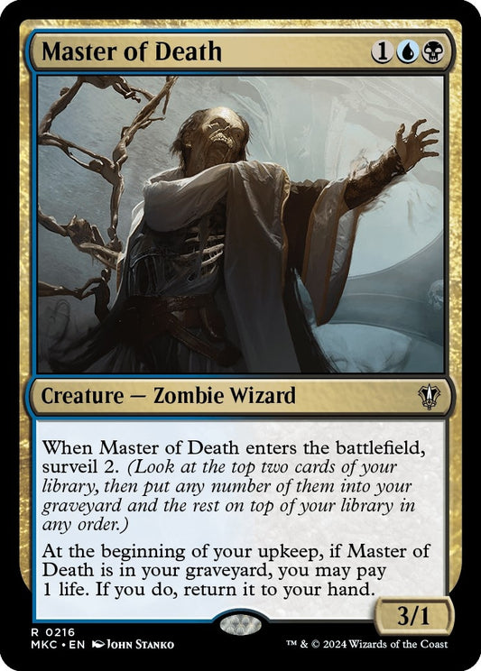 Image for Master of Death (216) (Commander: Murders at Karlov Manor) - Magic: The Gathering