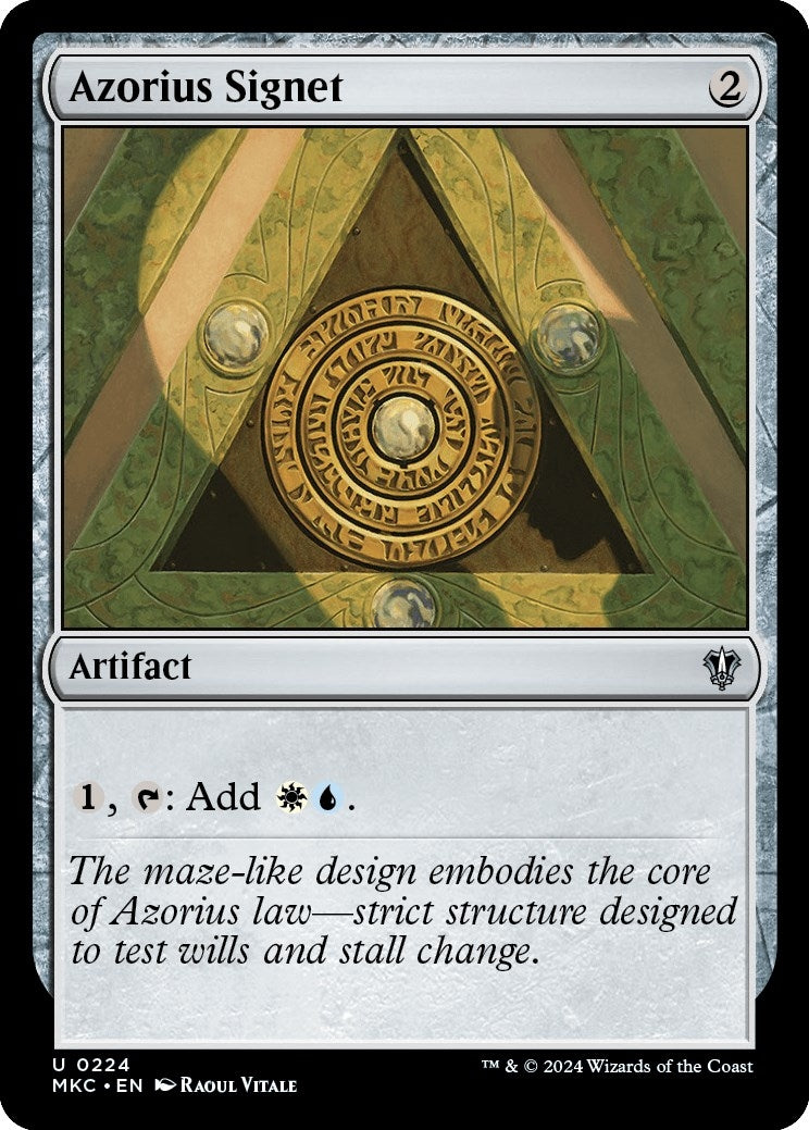 Image for Azorius Signet (224) (Commander: Murders at Karlov Manor) - Magic: The Gathering
