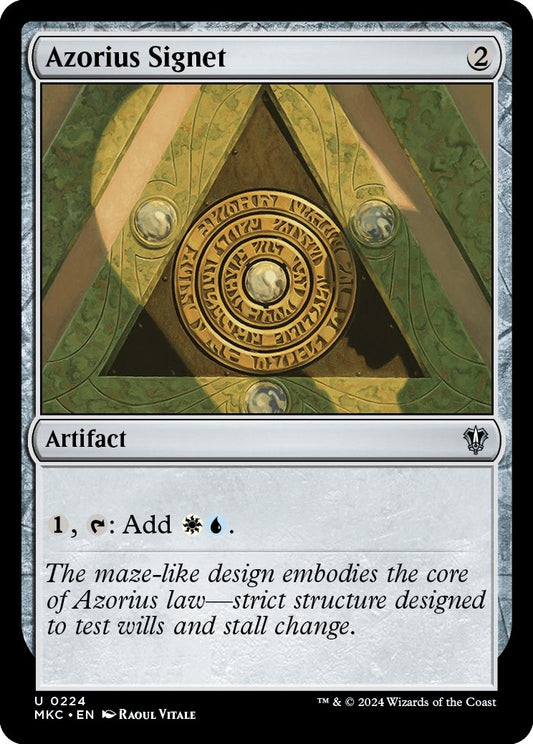 Image for Azorius Signet (224) (Commander: Murders at Karlov Manor) - Magic: The Gathering