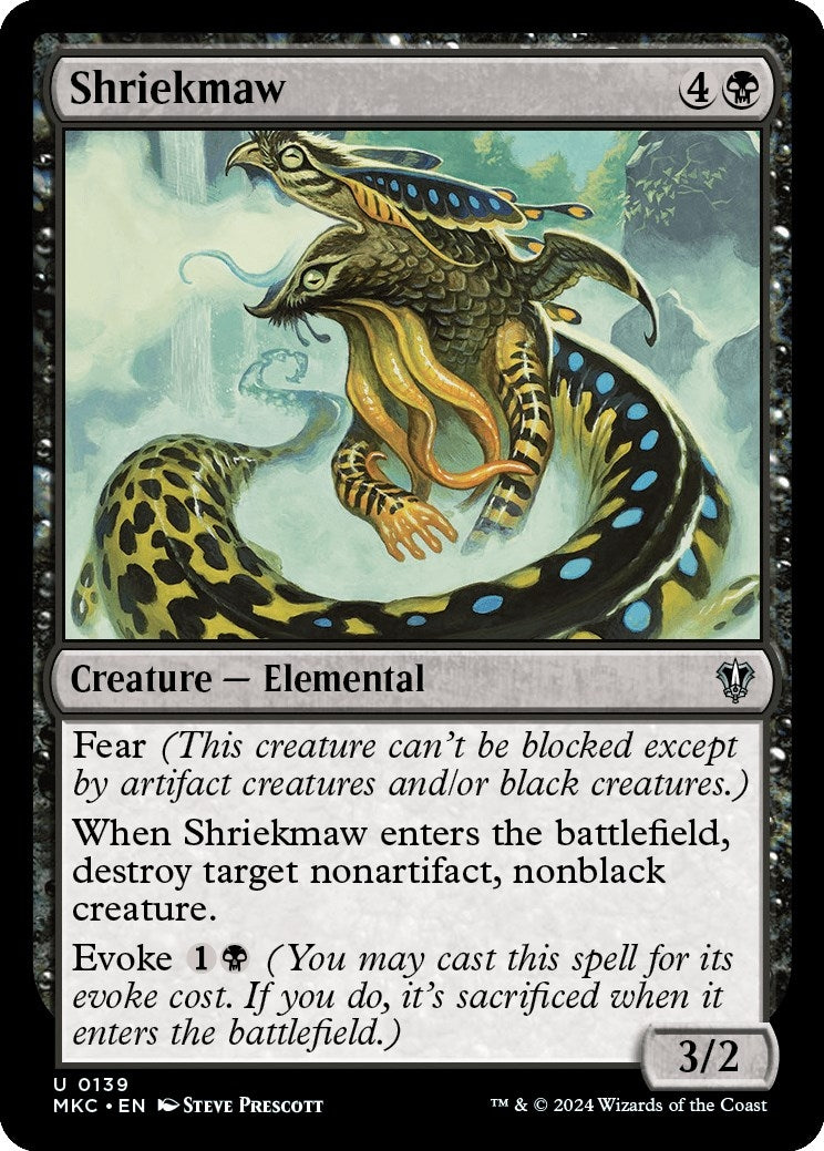 Image for Shriekmaw (139) (Commander: Murders at Karlov Manor) - Magic: The Gathering