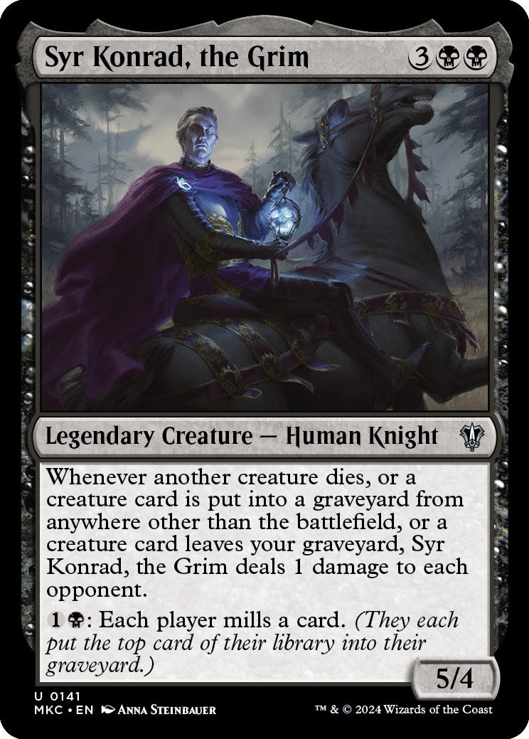 Image for Syr Konrad, the Grim (141) (Commander: Murders at Karlov Manor) - Magic: The Gathering