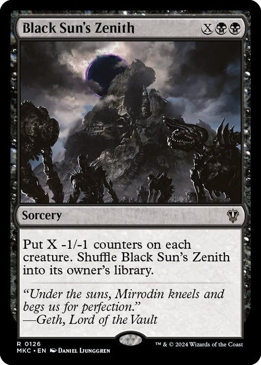 Image for Black Sun's Zenith (126) (Commander: Murders at Karlov Manor) - Magic: The Gathering