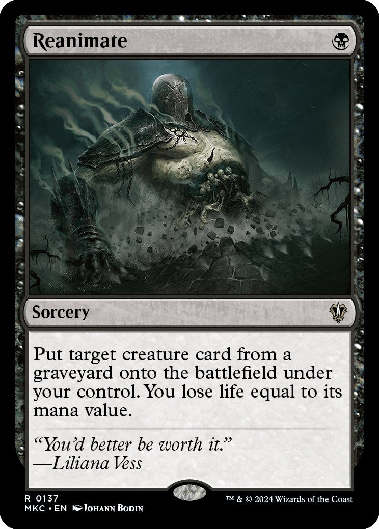 Image for Reanimate (137) (Commander: Murders at Karlov Manor) - Magic: The Gathering