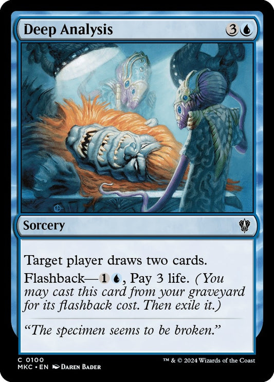 Image for Deep Analysis (100) (Commander: Murders at Karlov Manor) - Magic: The Gathering