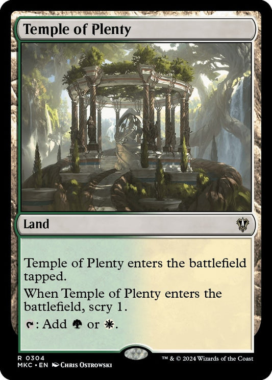Image for Temple of Plenty (304) (Commander: Murders at Karlov Manor) - Magic: The Gathering