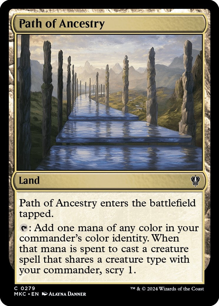 Image for Path of Ancestry (279) (Commander: Murders at Karlov Manor) - Magic: The Gathering