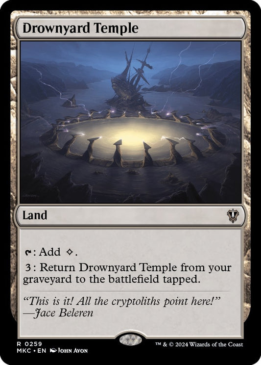 Image for Drownyard Temple (259) (Commander: Murders at Karlov Manor) - Magic: The Gathering