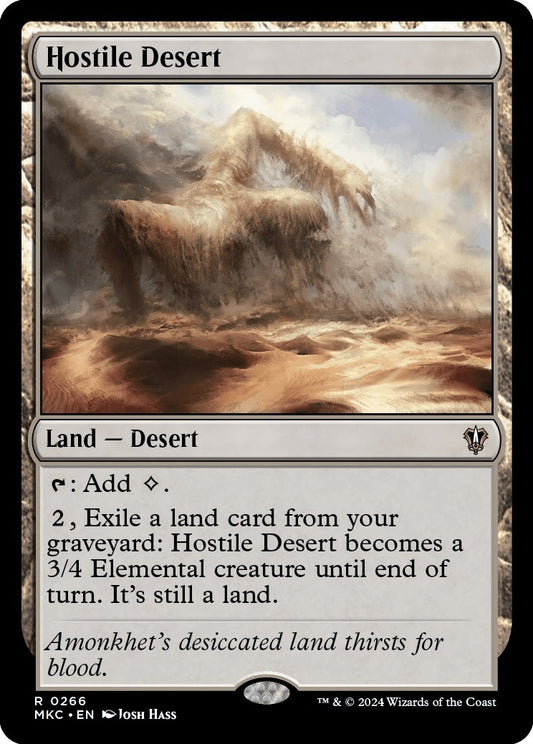 Image for Hostile Desert (266) (Commander: Murders at Karlov Manor) - Magic: The Gathering