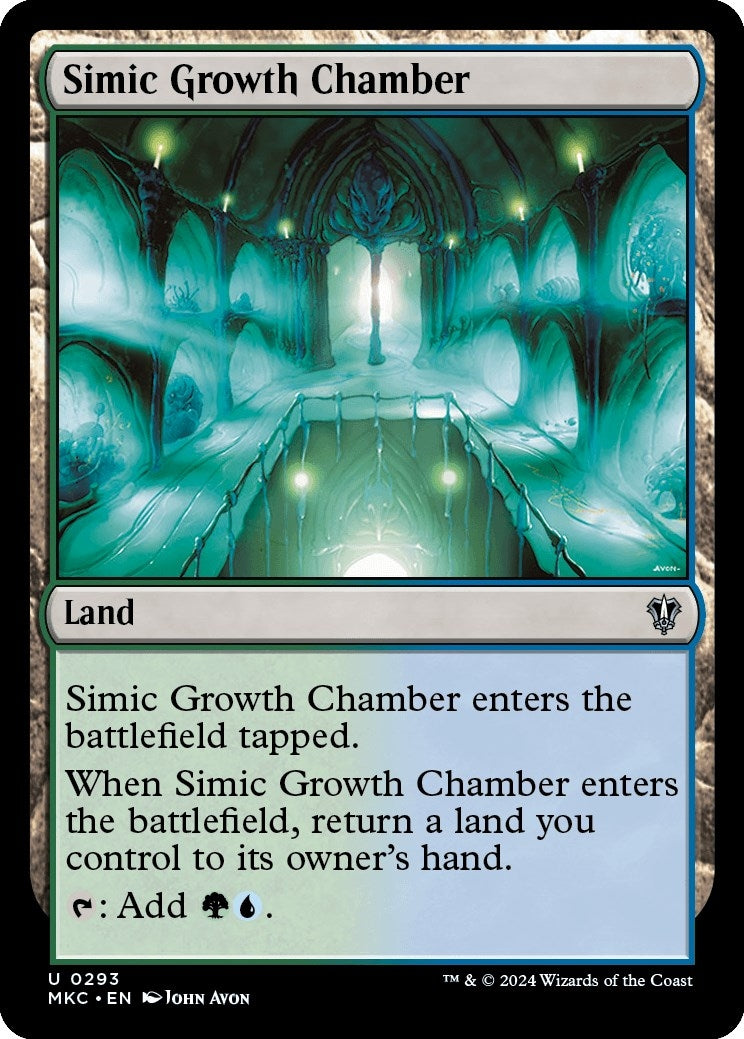 Image for Simic Growth Chamber (293) (Commander: Murders at Karlov Manor) - Magic: The Gathering