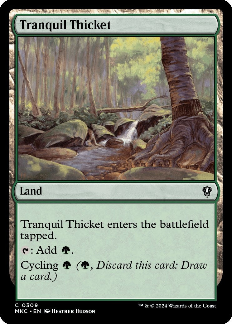 Image for Tranquil Thicket (309) (Commander: Murders at Karlov Manor) - Magic: The Gathering