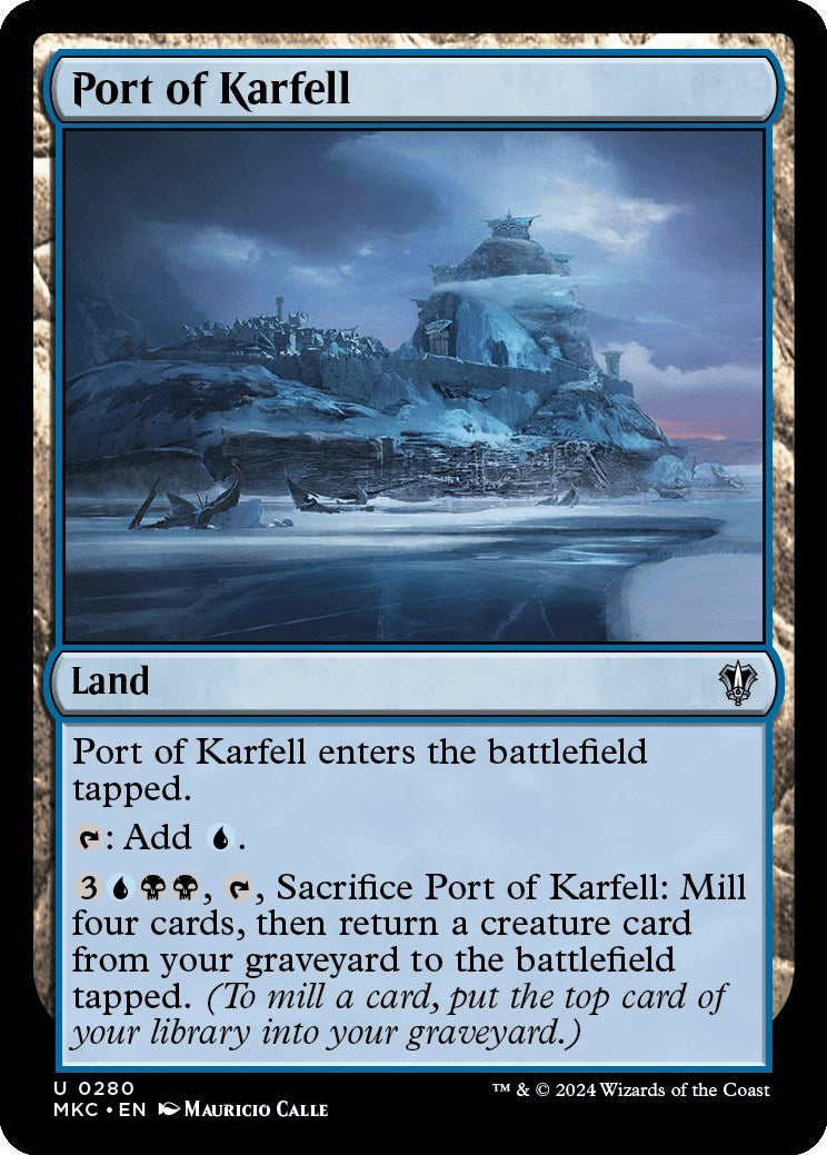 Image for Port of Karfell (280) (Commander: Murders at Karlov Manor) - Magic: The Gathering