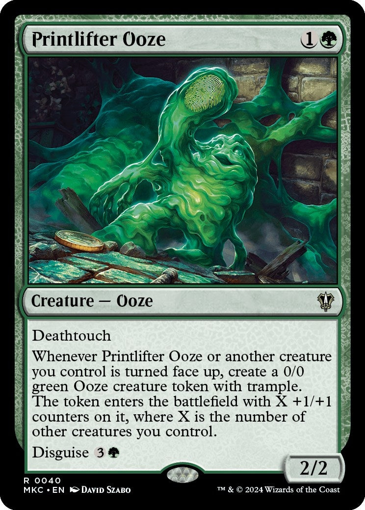 Image for Printlifter Ooze (40) (Commander: Murders at Karlov Manor) - Magic: The Gathering