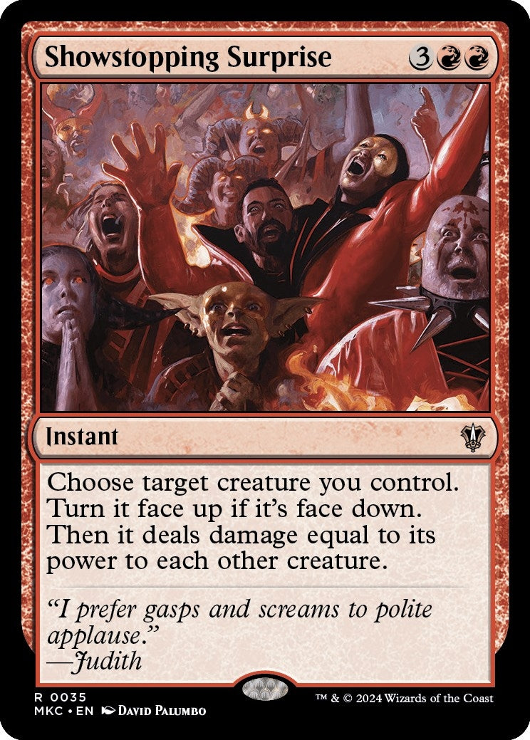 Image for Showstopping Surprise (35) (Commander: Murders at Karlov Manor) - Magic: The Gathering