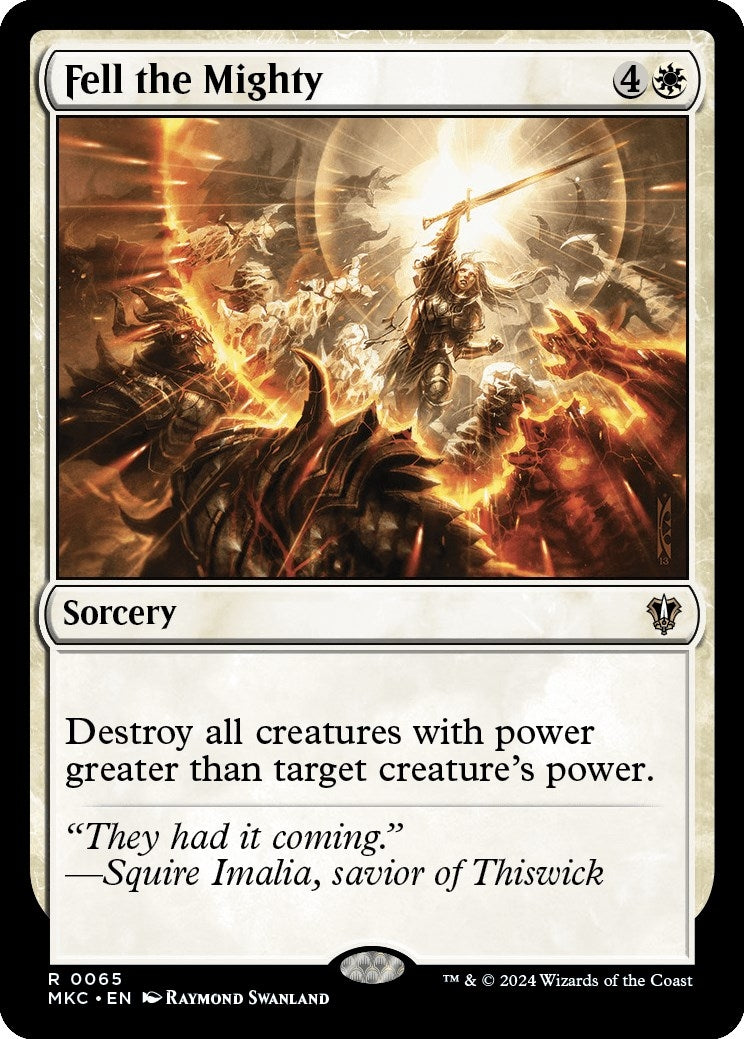 Image for Fell the Mighty (65) (Commander: Murders at Karlov Manor) - Magic: The Gathering