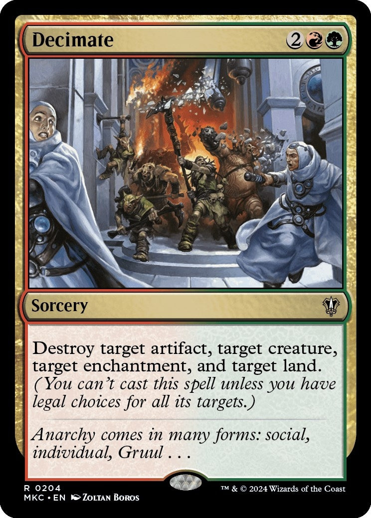 Image for Decimate (204) (Commander: Murders at Karlov Manor) - Magic: The Gathering