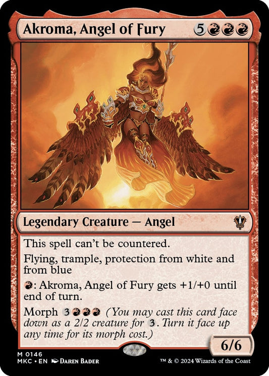 Image for Akroma, Angel of Fury (146) (Commander: Murders at Karlov Manor) - Magic: The Gathering