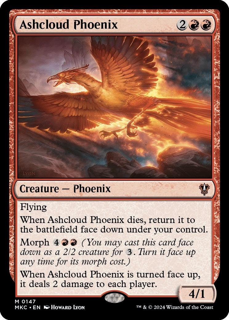 Image for Ashcloud Phoenix (147) (Commander: Murders at Karlov Manor) - Magic: The Gathering