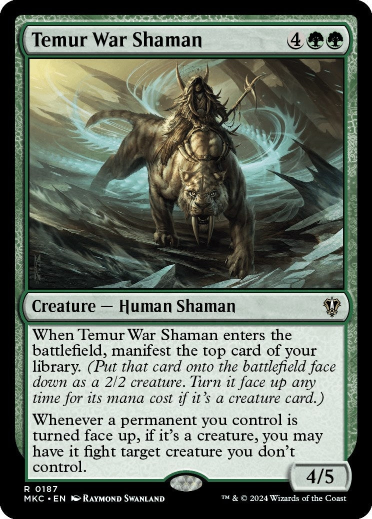Image for Temur War Shaman (187) (Commander: Murders at Karlov Manor) - Magic: The Gathering
