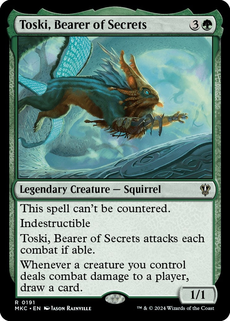 Image for Toski, Bearer of Secrets (191) (Commander: Murders at Karlov Manor) - Magic: The Gathering