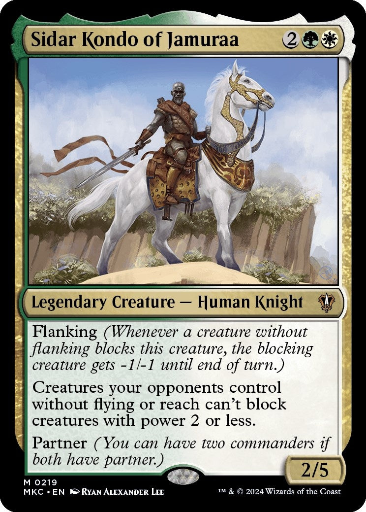 Image for Sidar Kondo of Jamuraa (219) (Commander: Murders at Karlov Manor) - Magic: The Gathering