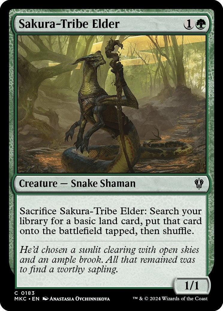 Image for Sakura-Tribe Elder (183) (Commander: Murders at Karlov Manor) - Magic: The Gathering