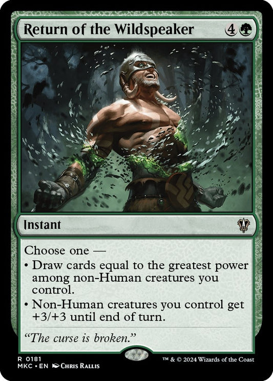 Image for Return of the Wildspeaker (181) (Commander: Murders at Karlov Manor) - Magic: The Gathering