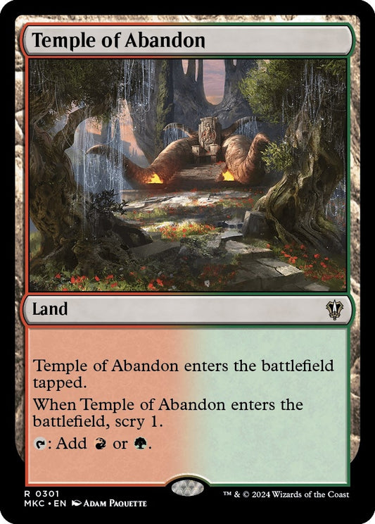Image for Temple of Abandon (301) (Commander: Murders at Karlov Manor) - Magic: The Gathering