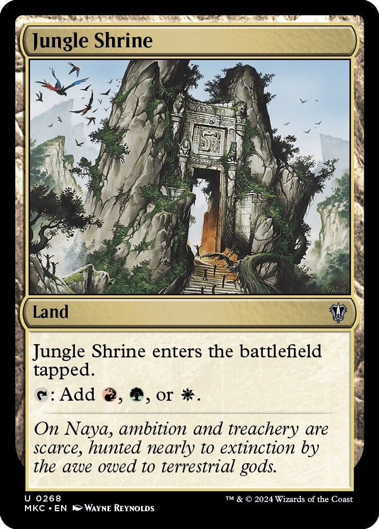 Image for Jungle Shrine (268) (Commander: Murders at Karlov Manor) - Magic: The Gathering