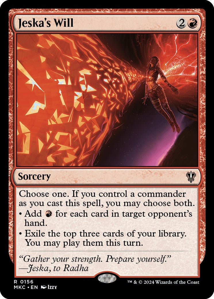 Image for Jeska's Will (156) (Commander: Murders at Karlov Manor) - Magic: The Gathering
