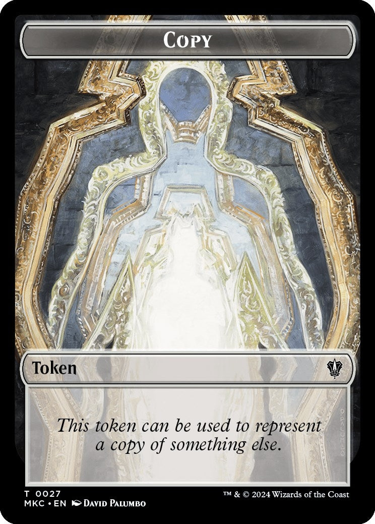 Image for Copy // Zombie Double-Sided Token (27 // 11) (Commander: Murders at Karlov Manor) - Magic: The Gathering