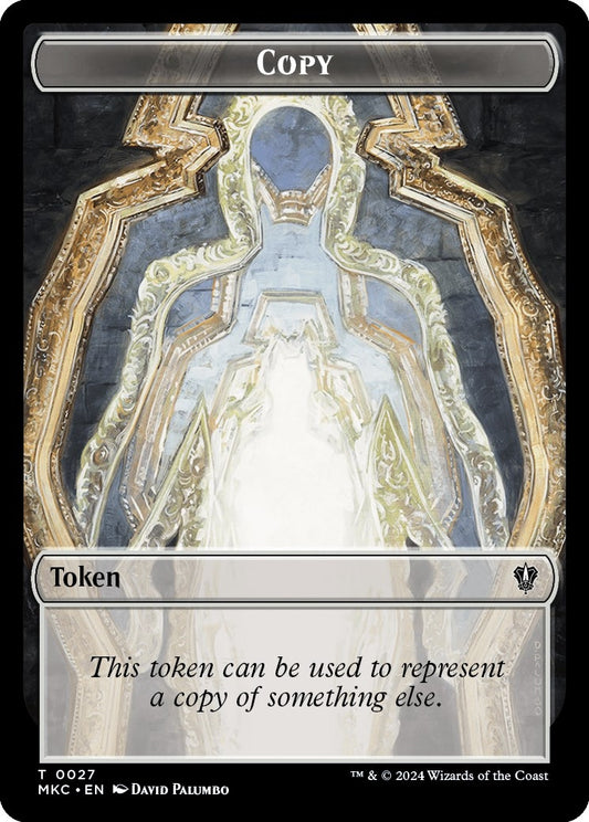 Image for Copy // Zombie Double-Sided Token (27 // 11) (Commander: Murders at Karlov Manor) - Magic: The Gathering