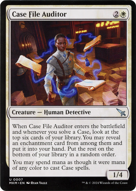 Image for Case File Auditor (a) (7) (Murders at Karlov Manor) - Magic: The Gathering